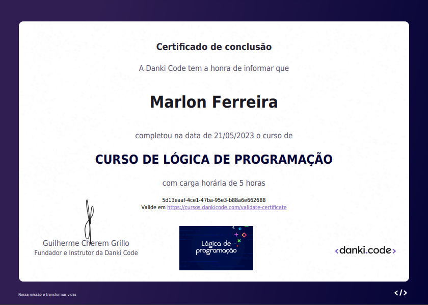 Lógica de Programação